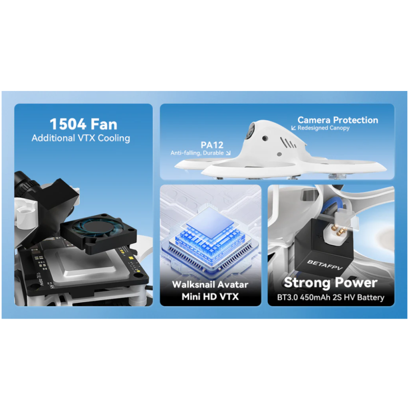 Cetus X Walksnail HD Brushless Quadcopter ELRS 2.4G BNF By BetaFPV - Image 12