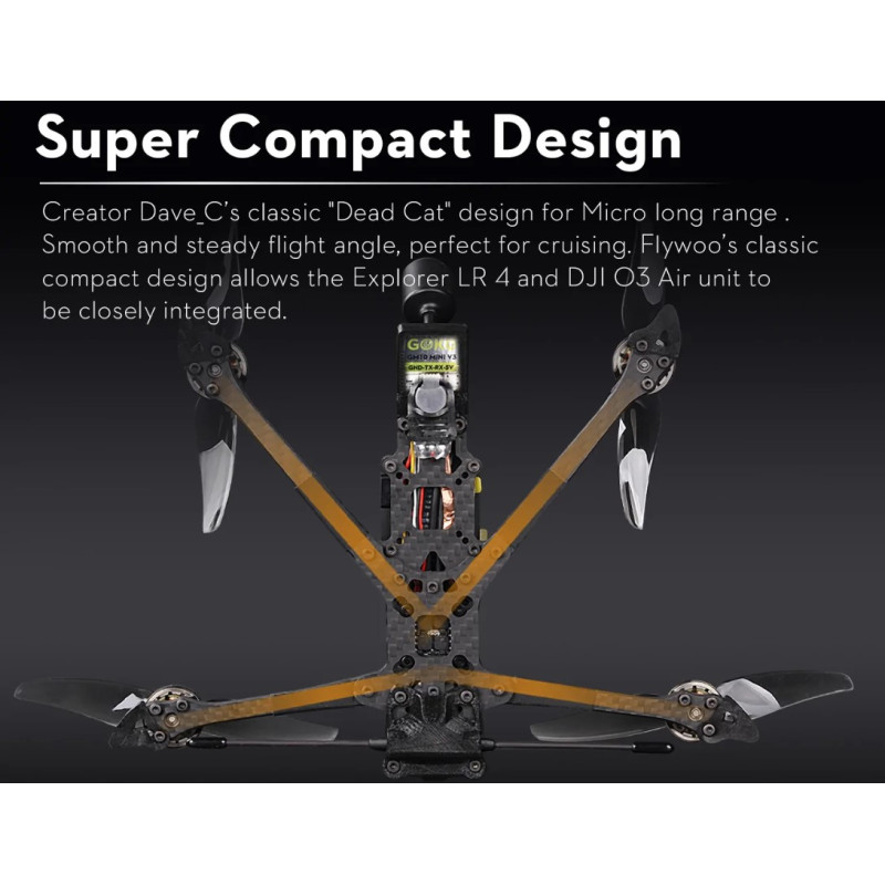 Explorer LR 4 HD DJI O3 BNF ELRS 2.4G By Flywoo - Image 4