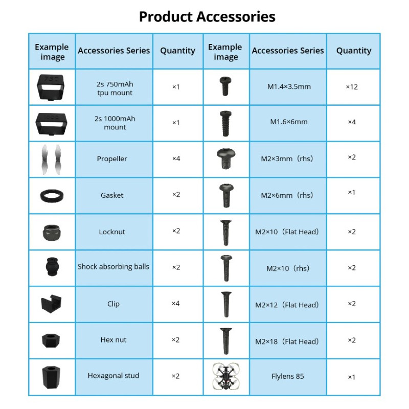 FlyLens 85 DJI O3 HD 2S BNF/DJI By Flywoo - Image 6