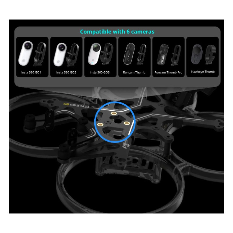 FlyLens 85 DJI O3 HD 2S BNF/DJI By Flywoo - Image 4