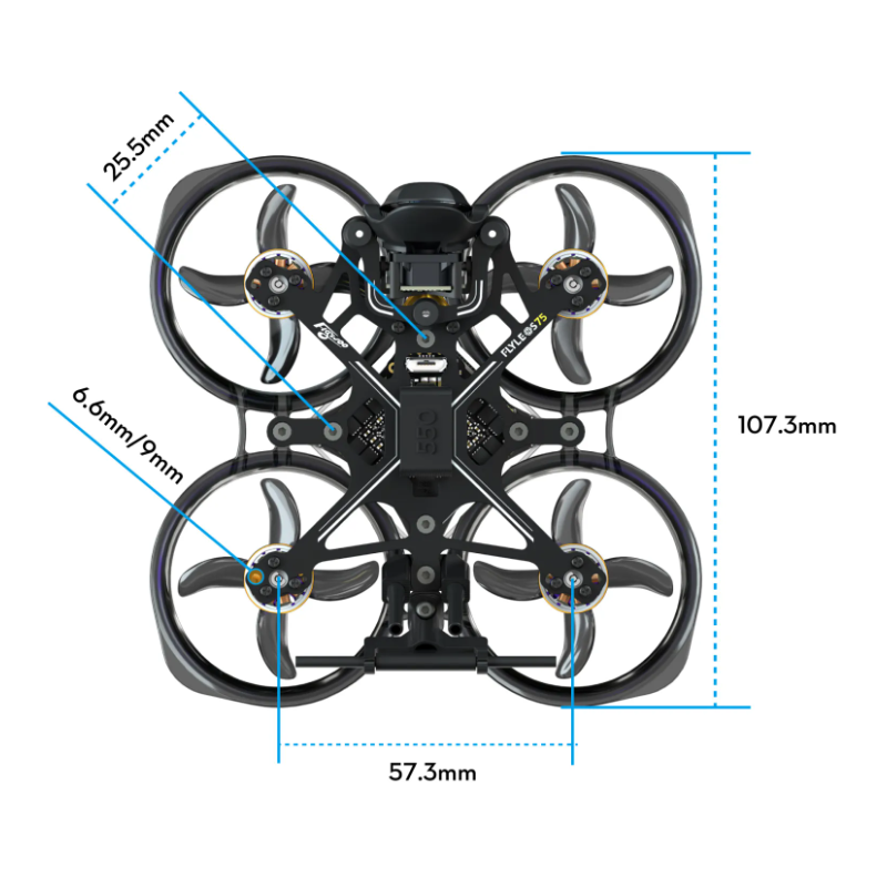 FlyLens 75 DJI O3 HD 2S BNF Crossfire By Flywoo - Image 7