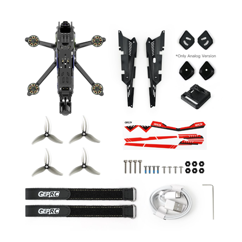 DoMain3.6 6S DJI O3 HD BNF Crossfire + GPS By GEPRC - Image 3