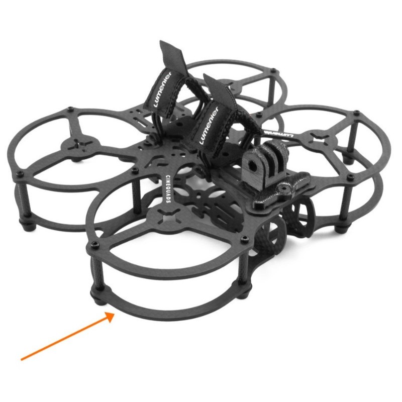 Bumper Plate For QAV-PRO Micro Whoop 2.5" By Lumenier - Image 2