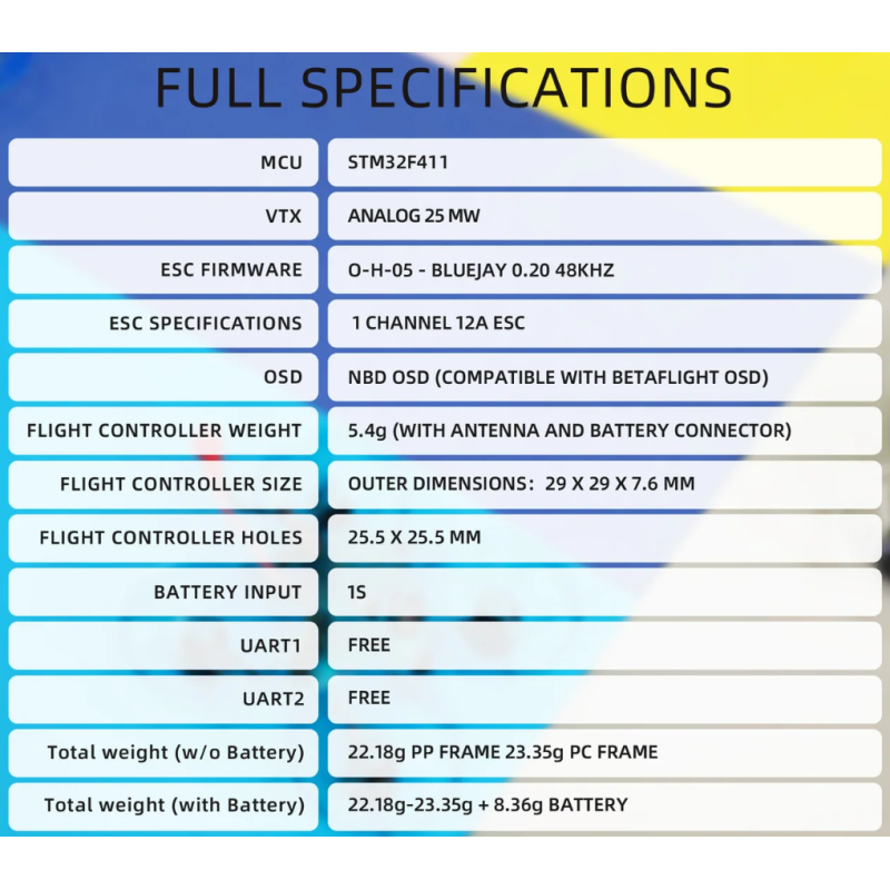 HummingBird V3 Analog BNF ELRS 2.4G By NewBeeDrone - Image 4