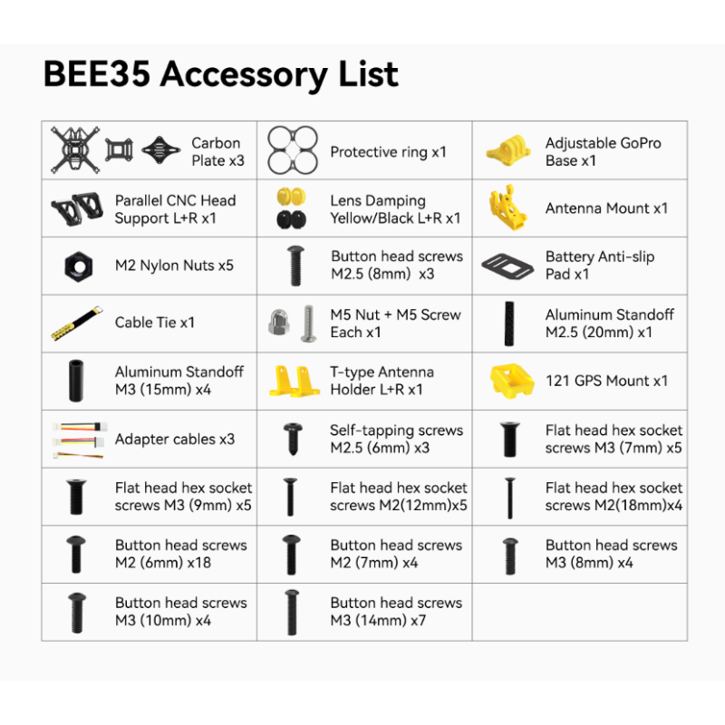 Bee35 Frame Kit By SpeedyBee - Image 4