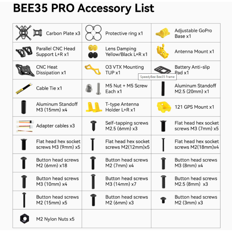 Bee35 Frame Kit By SpeedyBee - Image 10