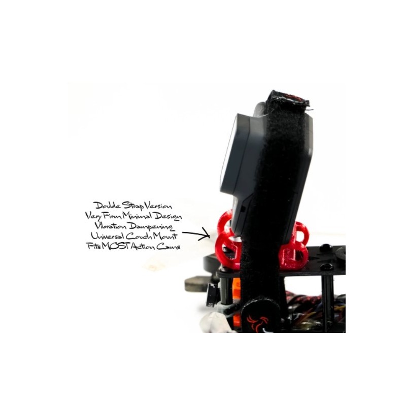 Universal Strap HD Camera Drone Mount w/ Firm Vibration Dampening By StanFPV - Image 3