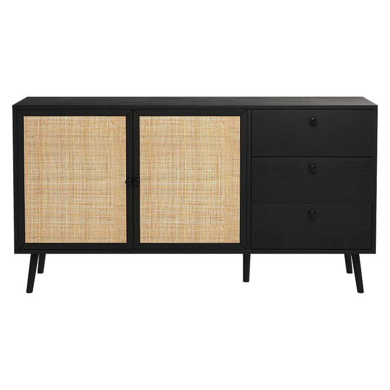 Buffet Oslo pakoworld blacknatural 150x39x79cm - Image 4