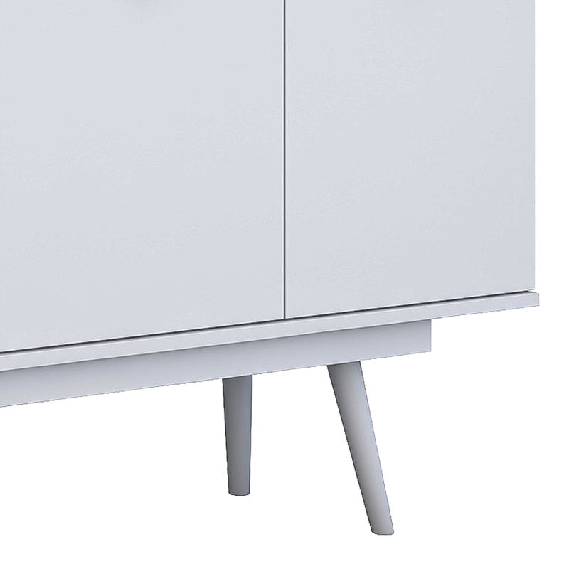 Buffet Salonde pakoworld white melamine-white pp leg 180x40x82.6cm - Image 7