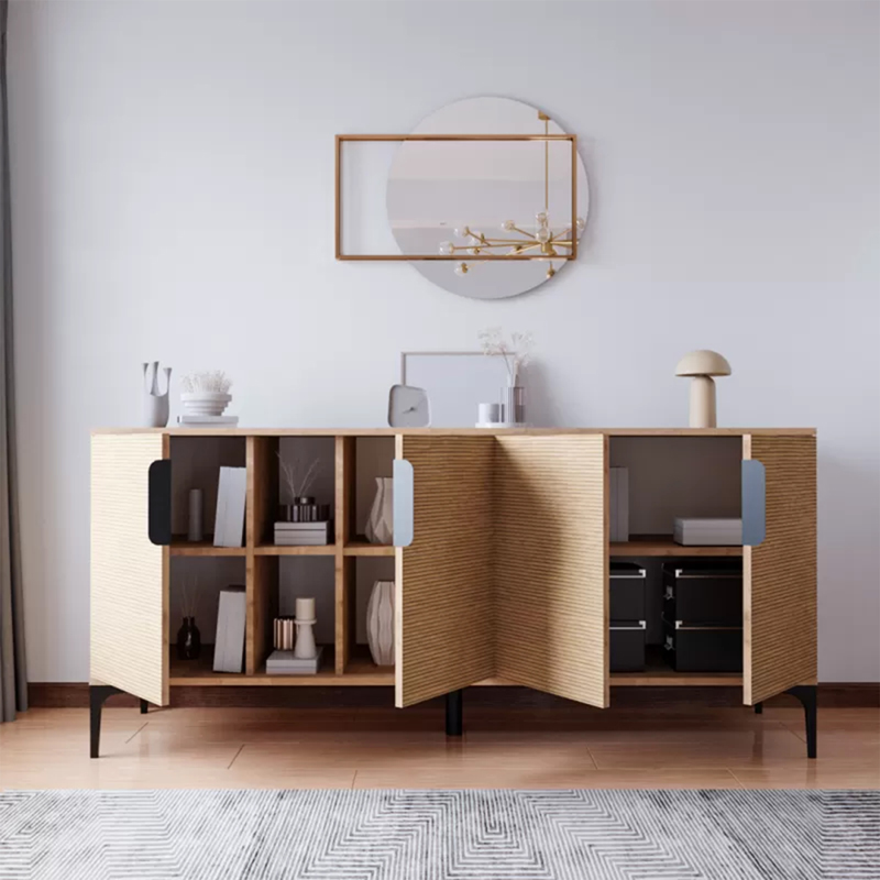 Buffet Tajesy pakoworld melamine oak 180x40x78cm - Image 3