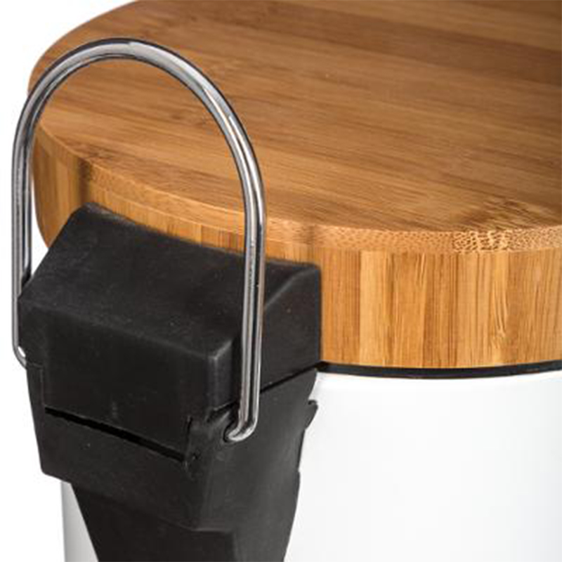 Thash can 3L Nature pakoworld metal in white color-natural - Image 3