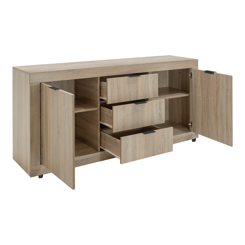 Doha pakoworld sideboard in sonoma shade 180x45x80.5cm - Image 5