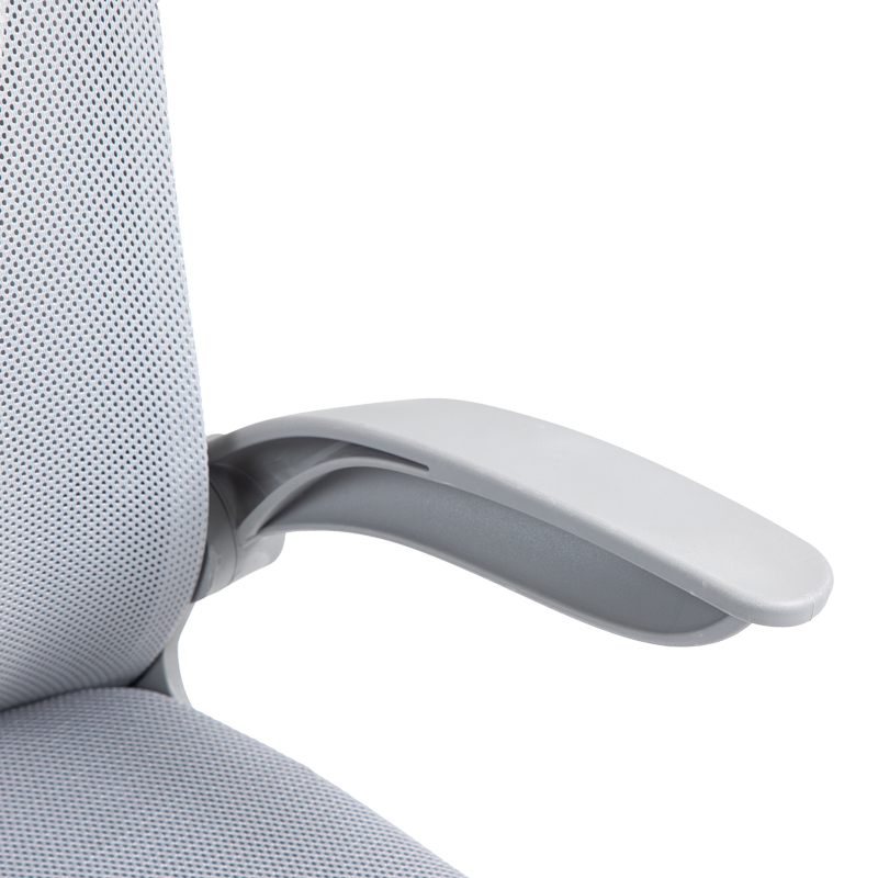 Работен стол мениджър Annalize pakoworld мрежест сив 57χ53χ100cm - Image 11